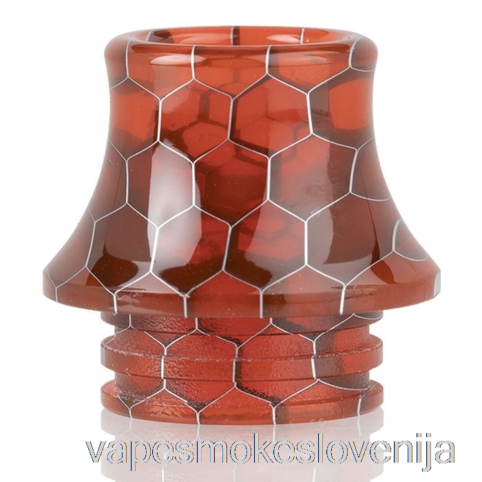 Vape Slovenija 810 Stožec Kačja Koža Smola Drip Tip Rdeča
